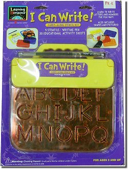 Learning Horizons / I Can Write! Carry Along Stencil Kit