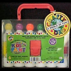 Crafty Dab / 6pk Kids Paint Set with Carrying Case