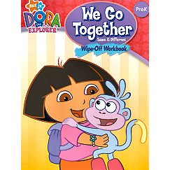 Learning Horizons - Dora the Explorer We Go Together--Same and Different Wipe Off Workbook