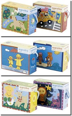 Mudpuppy Press/Two-sided Opposites Puzzle